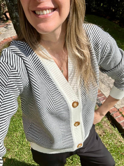 Zebra Cardigan