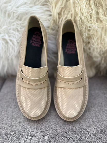 Mocasines Beige